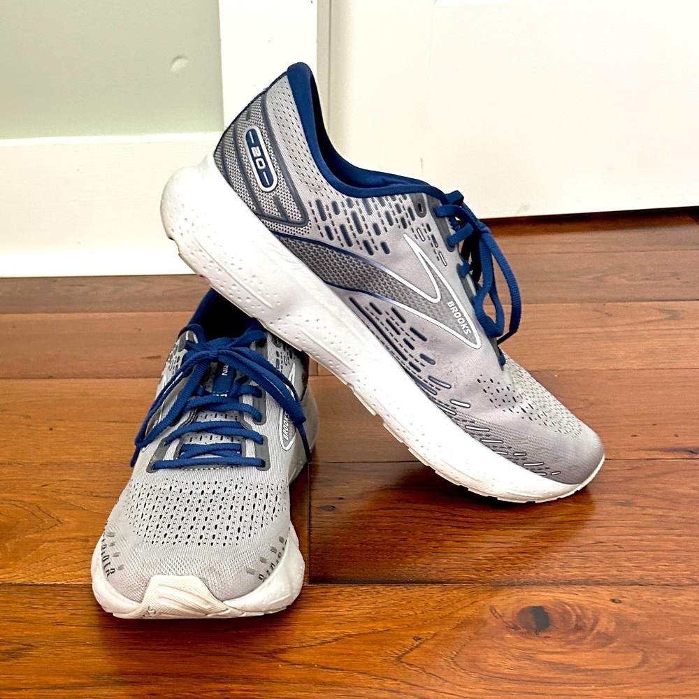 Brooks Glycerin 20, Mens, Running Shoes, Size 13, Grey Blue Alloy